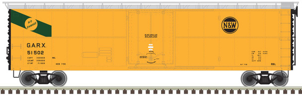 Atlas 20005799 - 50' GARX Reefer Norfolk & Western (NW) 51504 - HO Scale