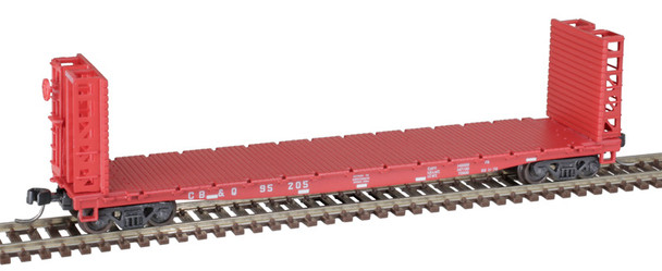 Atlas 50005792 - 48' GSI Bulkhead Flat Car Chicago, Burlington & Quincy (CB&Q) 95205 - N Scale