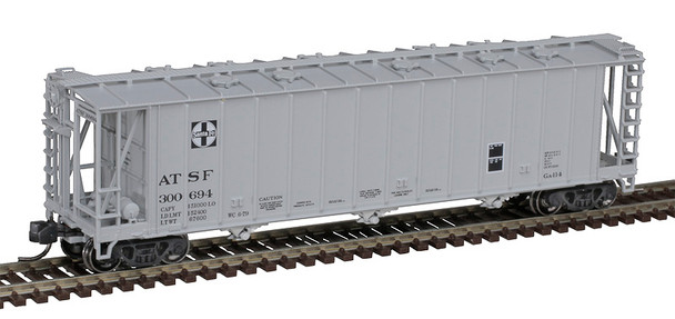 Atlas 50006335 - 3500 cf Dry-Flo Covered Hopper Atchison, Topeka and Santa Fe (ATSF) 300665 - N Scale