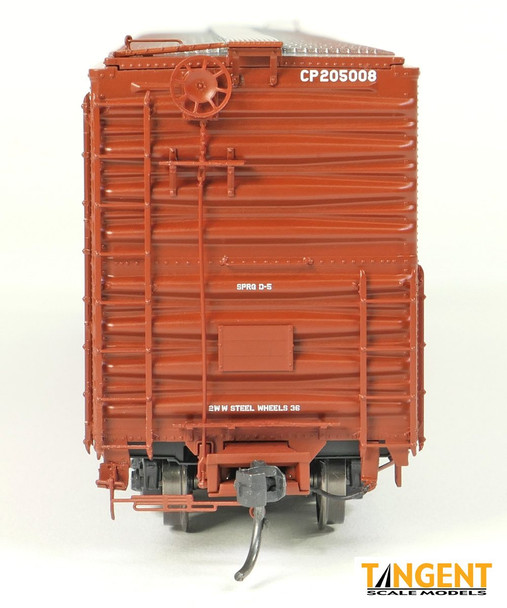 Tangent Scale Models 33010-05 - Greenville 6,000CuFt 60′ Double Door Box Car Canadian Pacific (CP) 205017 - HO Scale