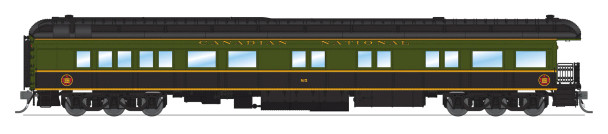 PRE-ORDER: Broadway Limited 8952 - Pullman Heavyweight Business Car Canadian National (CN) 85 - HO Scale