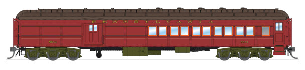 PRE-ORDER: Broadway Limited 8981 - Pullman Coach-Baggage Combine Pennsylvania (PRR) 5047 - HO Scale