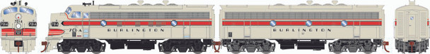 PRE-ORDER: Athearn Genesis 1636 - EMD F7A/F7B (DCC and Sound) Colorado and Southern (C&S) 701-A, 701-B - HO Scale