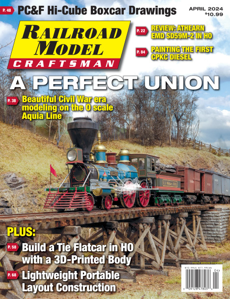White River Productions RMC0424 - Railroad Model Craftsman - April 2024  - Multi Scale