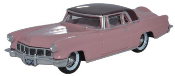 Oxford Diecast 87LC56002 - 1956 Lincoln Continental MkII Amethyst, Dubonnet - HO Scale