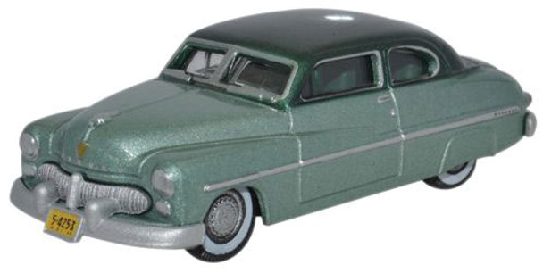 Oxford Diecast 87ME49001 - 1949 Mercury Eight Coupe Adelia Green, Mogul Green - HO Scale