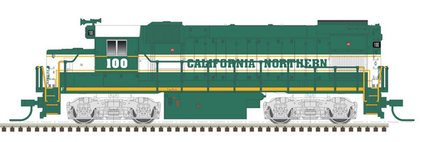 Atlas 40004981 - EMD GP15-1 DC Silent California Northern Railroad (CFNR) (GWRR) 107 - N Scale