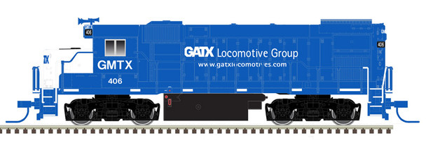 Atlas 40004990 - EMD GP15-1 DC Silent GATX Rail Locomotive Group (GMTX) 406 - N Scale