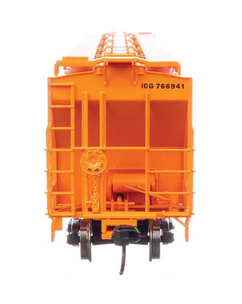 Walthers Mainline 910-49044 - 57' Trinity 4750 3-Bay Covered Hopper Illinois Central Gulf (ICG) 766941 - HO Scale