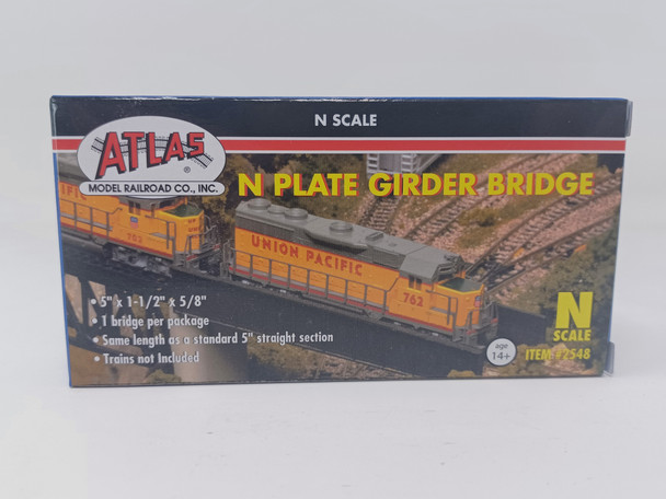 Atlas 2548 - Code 80 Plate Girder Bridge Undecorated  - N Scale