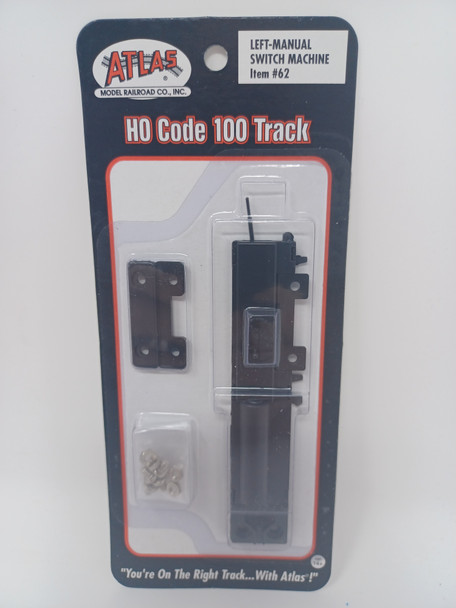 Atlas 62 - Manual Switch Machine Left Hand  - HO Scale