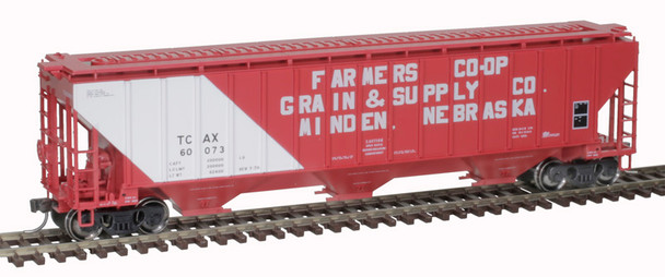 Atlas 20006650 - Thrall 4750 Covered Hopper Transportation Corp. of America (TCAX) 60073 - HO Scale