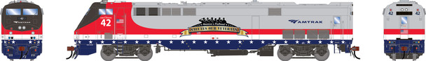 PRE-ORDER: Athearn Genesis 1666 - GE P42DC DC Silent Amtrak (AMTK) Veterans #42 - HO Scale