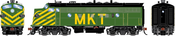 PRE-ORDER: Athearn Genesis 1704 - EMD F3A DC Silent Missouri-Kansas-Texas (MKT) 70A - HO Scale