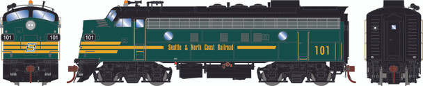 PRE-ORDER: Athearn Genesis 1723 - EMD F7A w/ DCC and Sound Seattle & North Coast (SNCT) 101 - HO Scale