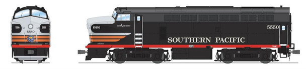 Broadway Limited 8288 - Baldwin RF-16 'Sharknose' A DC Silent Southern Pacific (SP) 5550 - HO Scale