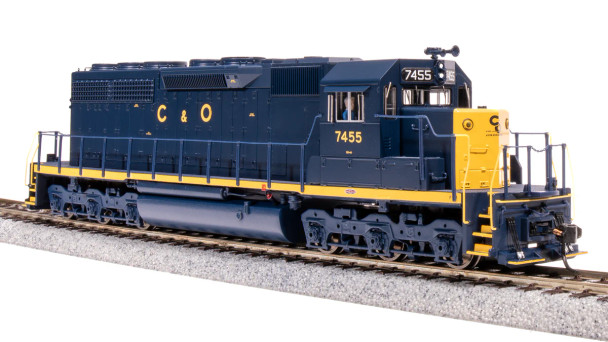 Broadway Limited 7633 - EMD SD40 w/ DCC and Sound Chesapeake & Ohio (C&O) 7462 - HO Scale