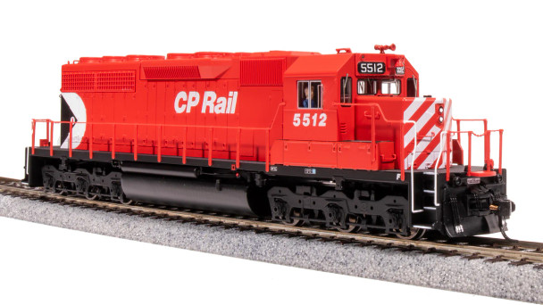 Broadway Limited 7636 - EMD SD40 w/ DCC and Sound Canadian Pacific (CP) 5512 - HO Scale