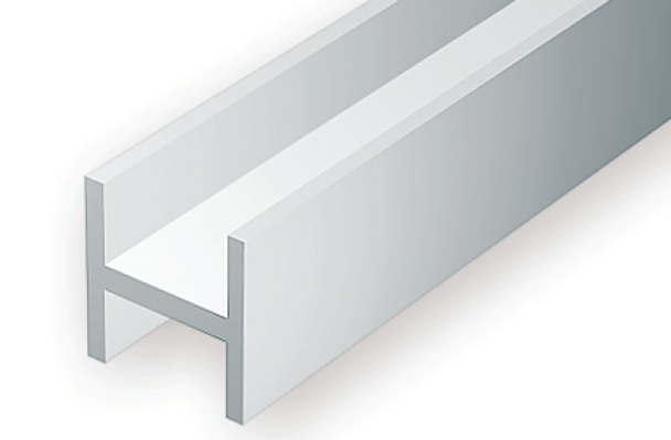 Evergreen 282 -  Styrene H-Columns (Wide Flange Beams) .080"