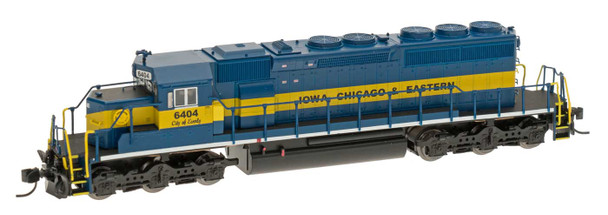 InterMountain 69324-06 - EMD SD40-2 DC Silent Iowa, Chicago, & Eastern (ICE) 6402 City of Lucerne - N Scale