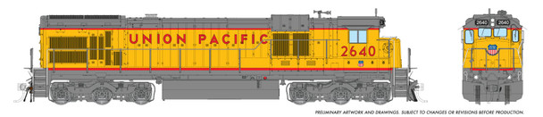 PRE-ORDER: Rapido 42127 - GE C36-7 DC Silent Union Pacific (UP) 2615 - HO Scale