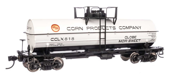 Walthers Mainline 910-48406 - 36' 10,000-Gallon Insulated Tank Car w/Large Dome Corn Products (CCLX) 818 - HO Scale