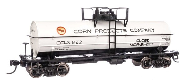 Walthers Mainline 910-48407 - 36' 10,000-Gallon Insulated Tank Car w/Large Dome Corn Products (CCLX) 822 - HO Scale