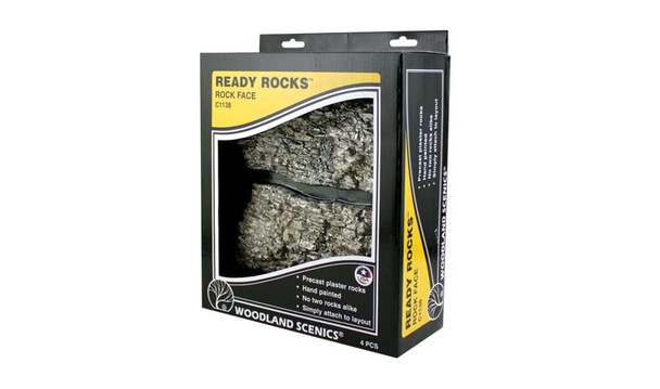 Woodland Scenics C1138 - Rock Face Ready Rocks