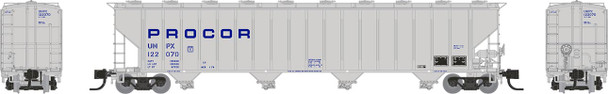 Rapido 560001A-122104 - Procor 5820 Covered Hopper UNPX stencil 122104 - N Scale