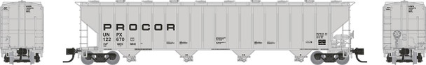 Rapido 560005A-122521 - Procor 5820 Covered Hopper Low Logo 122521 - N Scale