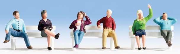 Noch 36540 - Sitting People  - N Scale