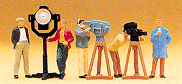 Preiser 10062 - People Working -- TV/Movie Crew  - HO Scale