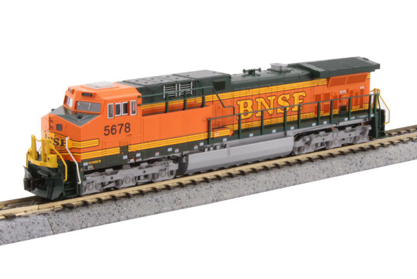 Kato 176-7115 - GE AC4400CW DC Silent BNSF 5678 - N Scale