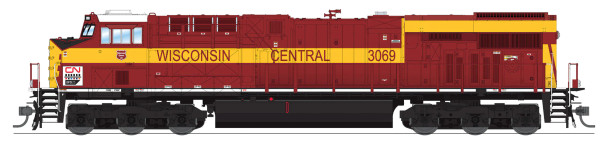 Broadway Limited 8534 - GE ES44AC w/ DCC and Sound Canadian National (CN) 3069 Wisconsin Central Heritage - HO Scale