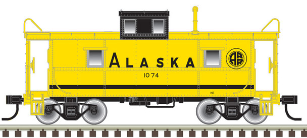 Atlas Trainman 50006027 - C&O Cupola Caboose Alaska Railroad (ARR) 1084 - N Scale