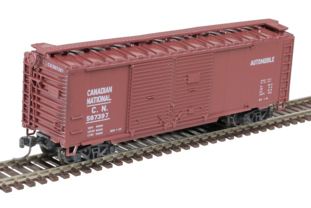 Atlas Trainman 50006192 - 40' Double Door Box Car Canadian National (CN) 537937 - N Scale