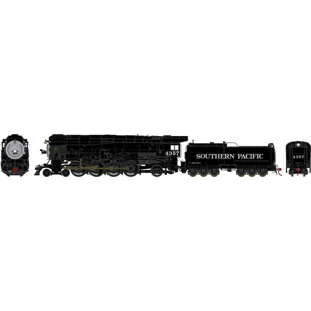 Athearn Genesis 71658 - 4-8-2 MT-4 w/ DCC and Sound Southern Pacific (SP) 4357 (Skyline Casing) - HO Scale