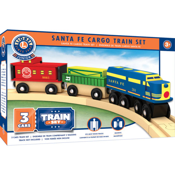 Masterpieces Puzzles 42018 - Lionel - Santa Fe Cargo Toy Train Set