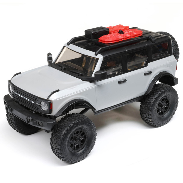 Axial 00006T2 - SCX24 2021 Ford Bronco 4WD Truck Brushed RTR, Grey  - 1:24 Scale