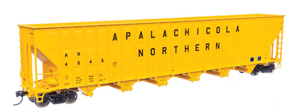 Walthers Mainline 910-56301 - 73'3" Greenville 7,000 Cubic Foot Wood Chip Hopper Apalachicola Northern (AN) 4046 - HO Scale