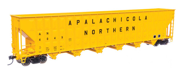 Walthers Mainline 910-56302 - 73'3" Greenville 7,000 Cubic Foot Wood Chip Hopper Apalachicola Northern (AN) 4049 - HO Scale