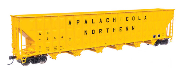 Walthers Mainline 910-56303 - 73'3" Greenville 7,000 Cubic Foot Wood Chip Hopper Apalachicola Northern (AN) 4054 - HO Scale