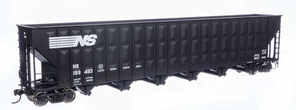 Walthers Mainline 910-56322 - 73'3" Greenville 7,000 Cubic Foot Wood Chip Hopper Norfolk Southern (NS) 199493 - HO Scale