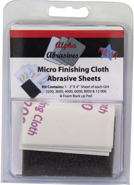 Alpha Abrasives #2050 - Micro Finishing Cloth Abrasive Sheet