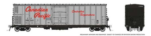 Rapido 150001A-286320 - NSC 3294 Mechanical Reefer Canadian Pacific (CP) 286320 - HO Scale