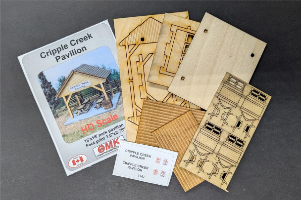 Osborn Models 1142 - Cripple Creek Pavillion  - HO Scale Kit