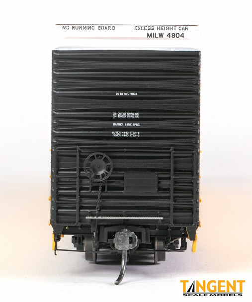 Tangent Scale Models 25058-03 - Greenville 86′ Double Plug Door Box Car Milwaukee Road (MILW) 4796 - HO Scale