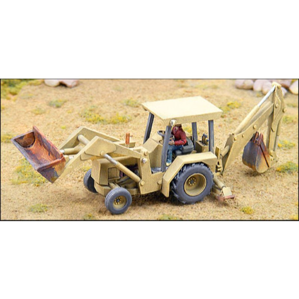 GHQ 61010 - 310A Backhoe w/ Figure   - HO Scale Kit