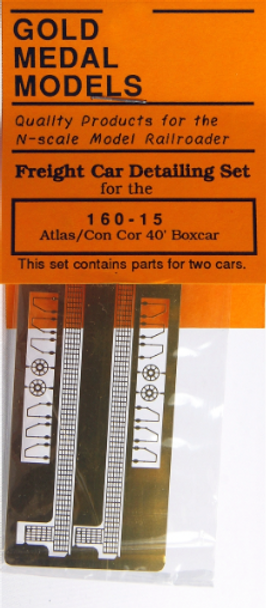Gold Medal Models 160-15 - Atlas/Con-Cor 40' Boxcar Detailing Set - N Scale