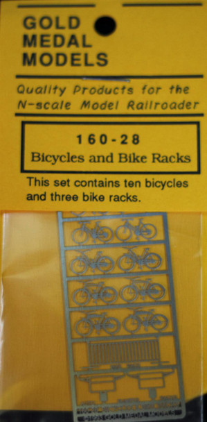 Gold Medal Models 160-28 - Bicycles and Bike Racks -  N Scale